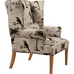 Кресло Quinn Tufted Armchair Рисунок Лен