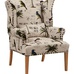 Кресло Quinn Tufted Armchair Рисунок Лен