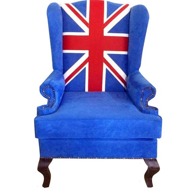 Каминное кресло Union Jack classic