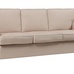 Диван The Pettite Lancaster Upholstered Sofa Кремовый Лен