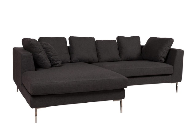 Диван Charles Sofa Sectional Left Dark Grey