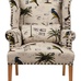 Кресло Quinn Tufted Armchair Рисунок Лен