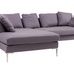 Диван Charles Sofa Sectional Left Фиолетовый Кашемир