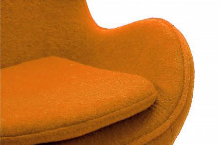 Детское кресло Egg Chair Оранжевое 100% Шерсть М