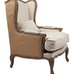 Кресло Lorraine Chair with Burlap Бежевое Лен