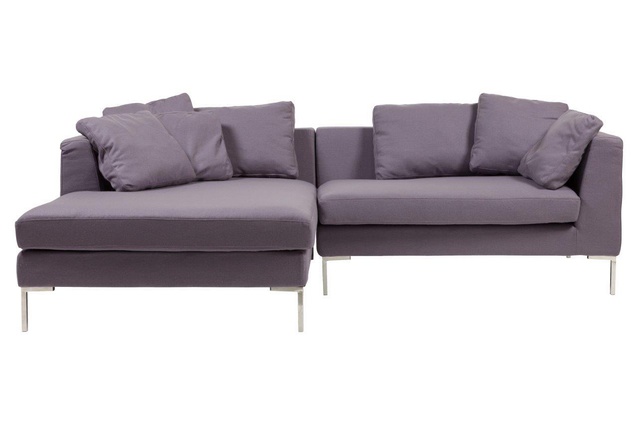 Диван Charles Sofa Sectional Left Фиолетовый Кашемир