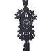 Настенные часы с маятником Domestic Puzzle Black I
