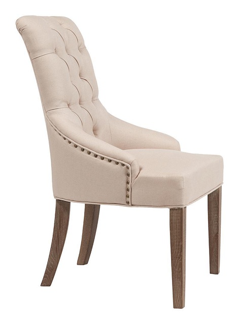 Стул Martine Armchair Кремовый Лен