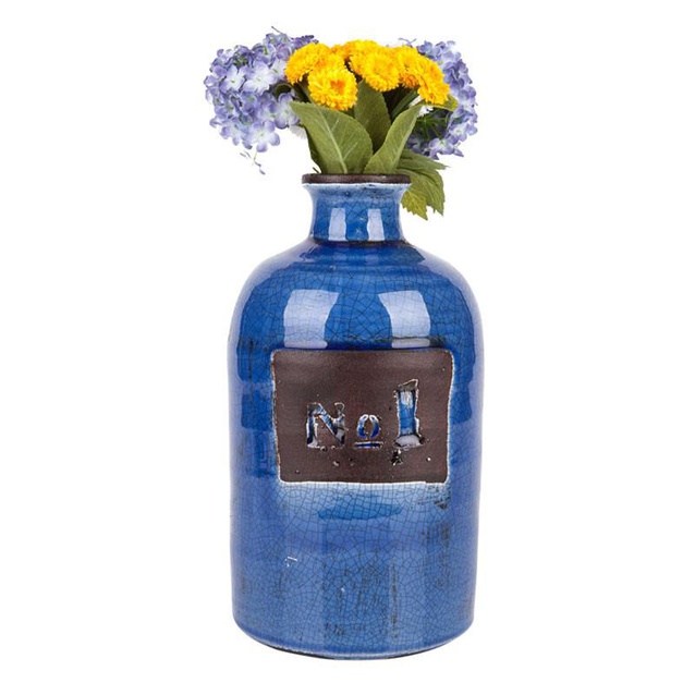 Декоративная ваза Terra Cotta Синяя