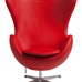 Кресло Egg Chair Красное Кожа Класса Премиум М