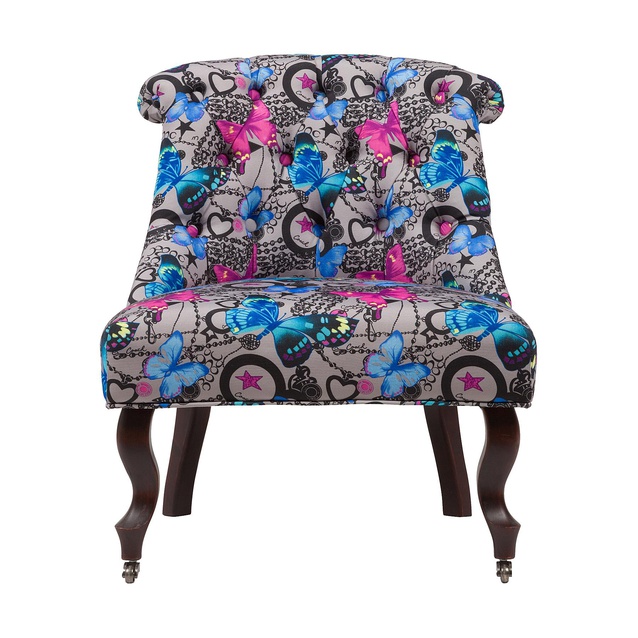 Кресло Amelie French Country Chair Бабочки М