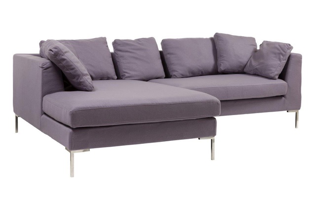 Диван Charles Sofa Sectional Left Фиолетовый Кашемир