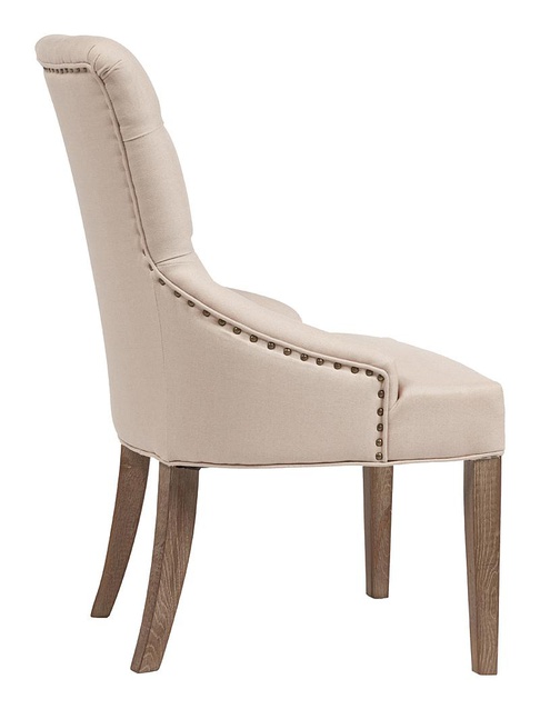 Стул Martine Armchair Кремовый Лен