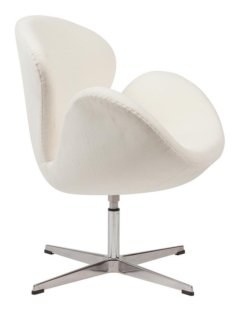 Кресло Swan Chair Кремовая Шерсть М