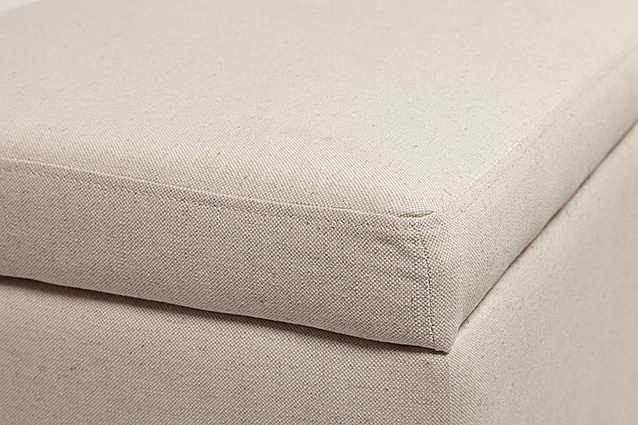 Оттоманка Dean Upholstered Storage Ottoman Белый Лен Р