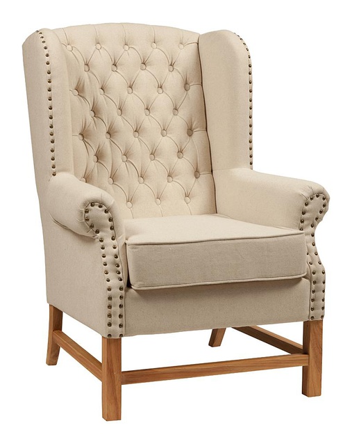 Кресло French Provincial Armchair Белый Лен