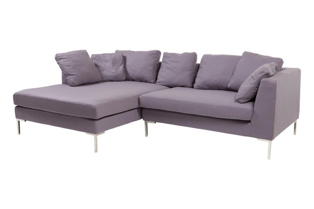 Диван Charles Sofa Sectional Left Фиолетовый Кашемир